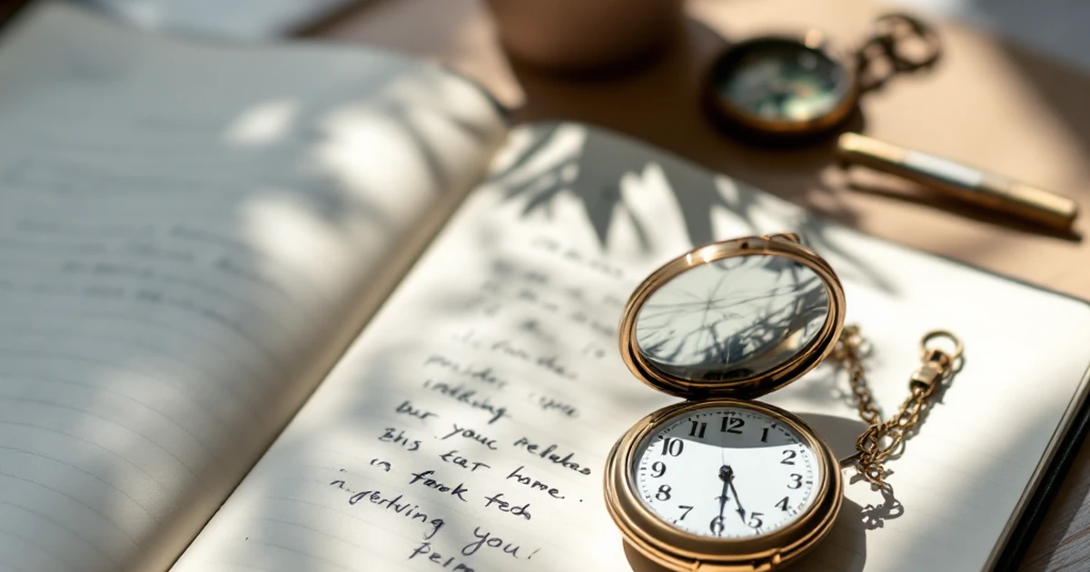 Pocket watch and notes for SEO troubleshooting.