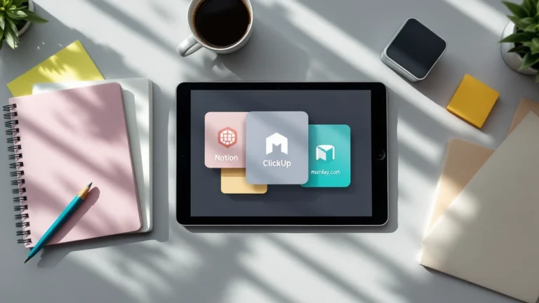 Notion vs ClickUp vs Monday: Best Productivity Tools 2025 - Featured Image