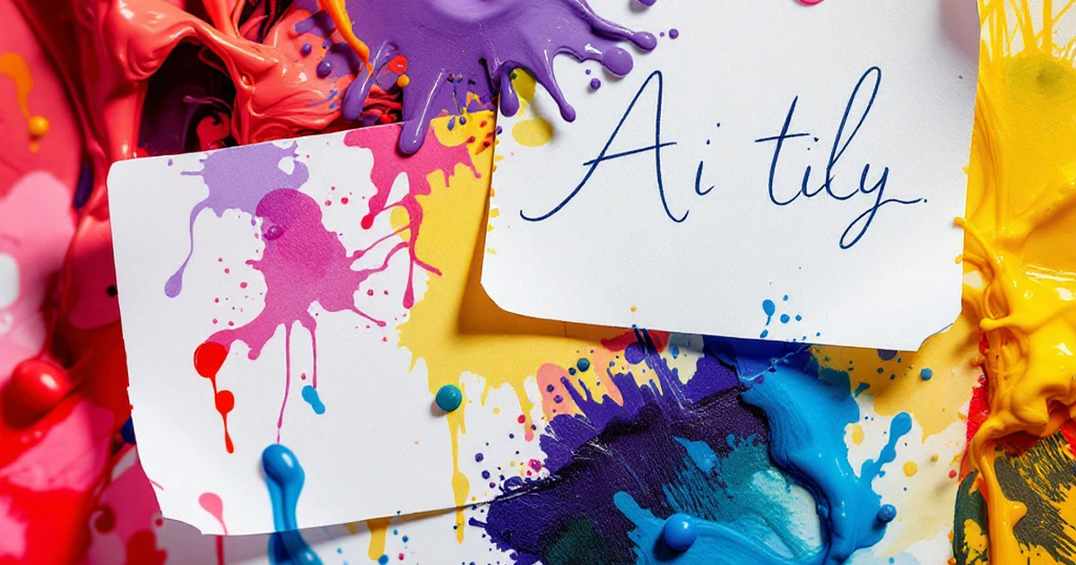 Abstract visual of writing tools with digital text and ink effects.