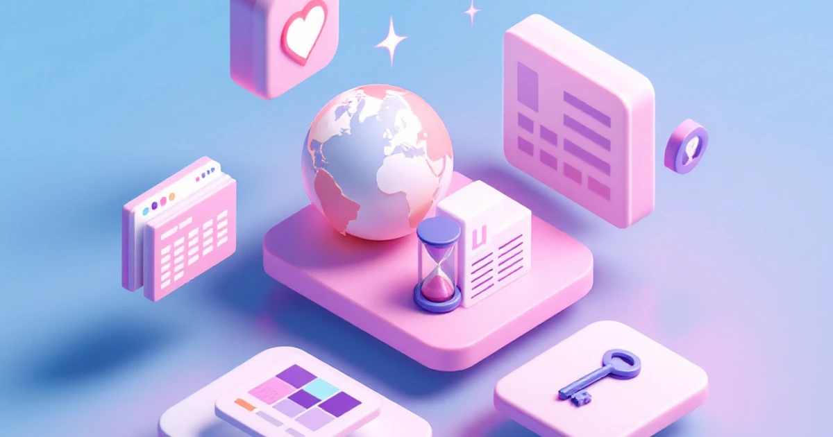 An isometric 3D illustration of icons representing a website, spreadsheet, time, and access, for the 'What You Need' section.