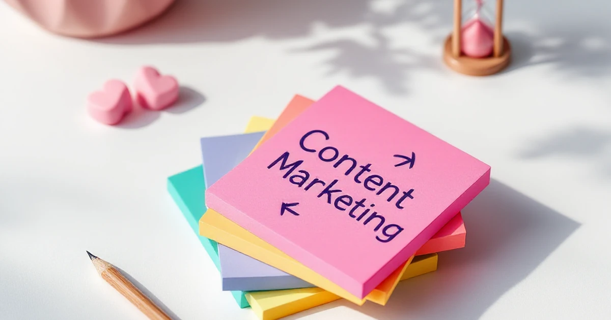 Isometric sticky notes and hourglass for step-by-step guide