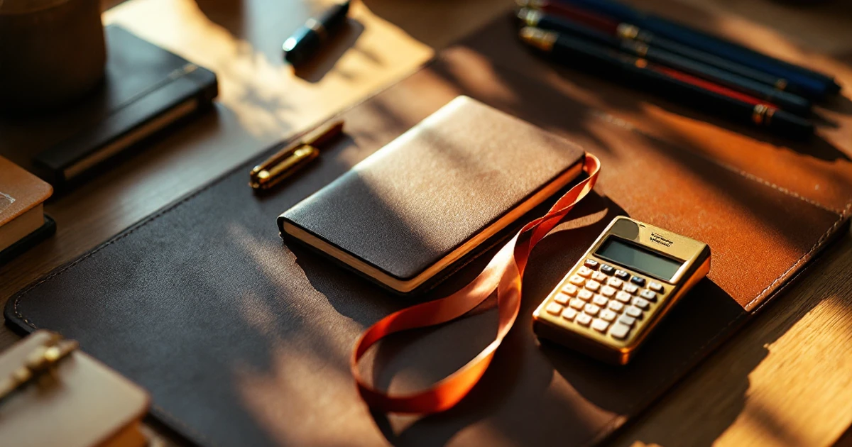 An editorial shot of a professional desk setup with tools representing robust, mid-range business solutions.