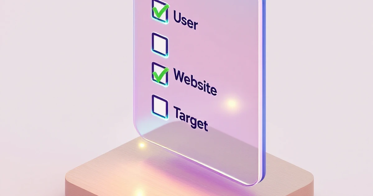 A 3D isometric graphic of a completed checklist, representing the prerequisites for the SEO guide.